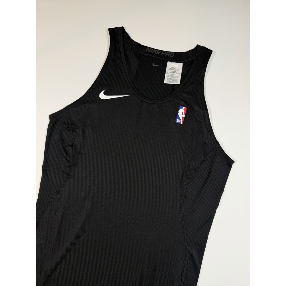 Nike Pro NBA Team Player Issued Hyper Cool Tank Top Black Men Sz XL-T 880804-010